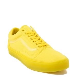 Old School Transclucent Yellow Vans